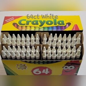 (64)Crayola Crayons (White) Single Color Bulk Lot